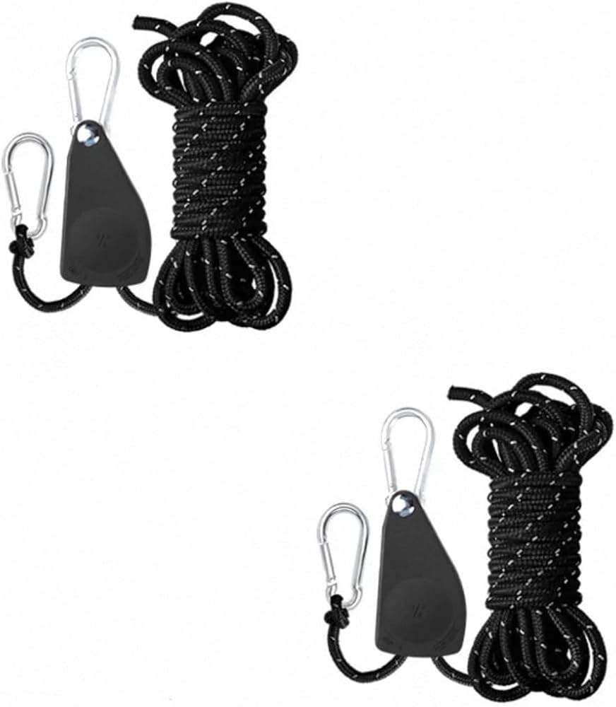 Amazon.co.jp: 防風ロープセット ガイロープ ロープラチェット テント